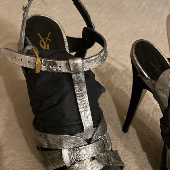 Yves Saint Laurent tribute sandals, wore once practically new. - Picture 2 of 7